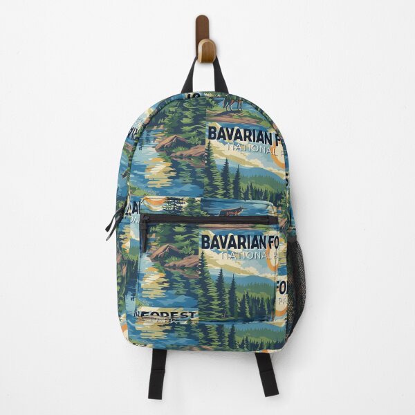 Item preview, Bavarian Forest National Park in Germany, Vintage Art Travel Landscape designed and sold by MaateoDesign.