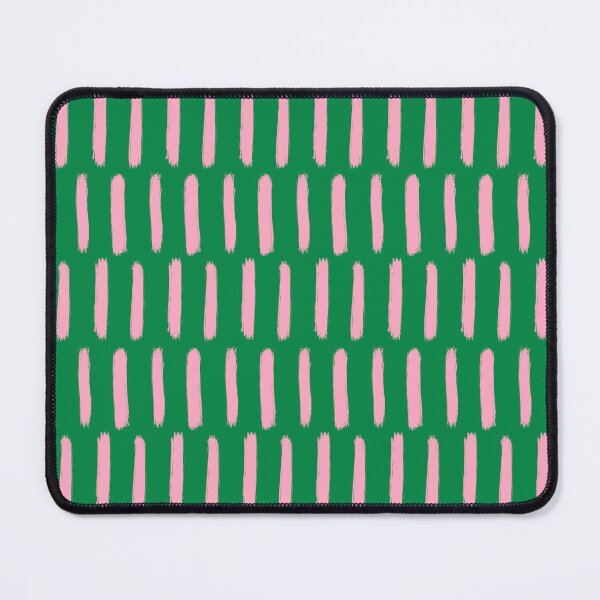 Item preview, Pink on Green Brush Stroke Stripes designed and sold by OneThreeSix.