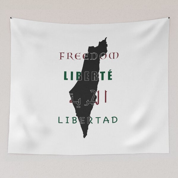 Item preview, Freedom for Palestine - Map of Palestine - Freedom t-shirt designed and sold by NooorAlghazi.