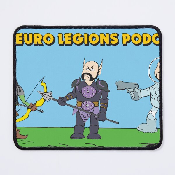 Item preview, Euro Legions Podcast Character Logo designed and sold by Eurolegions.