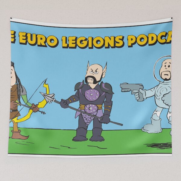 Item preview, Euro Legions Podcast Character Logo designed and sold by Eurolegions.