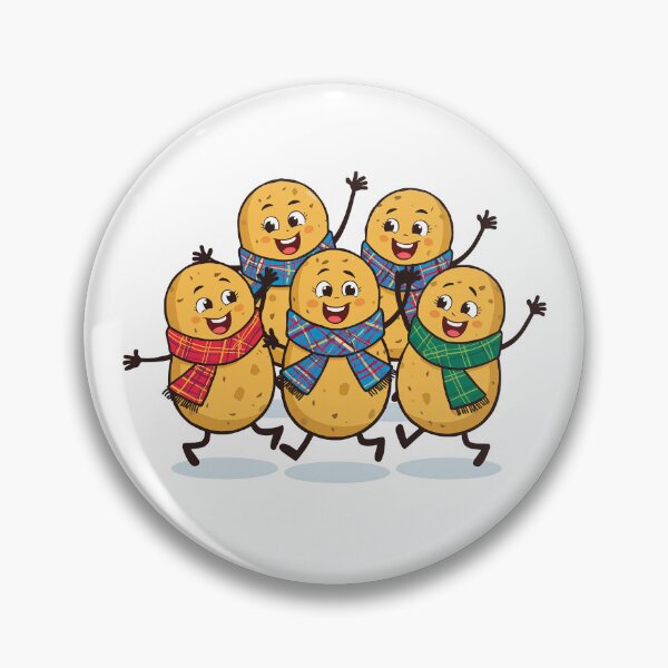 Item preview, Tatties in Tartan - Cute Scottish Food Humour designed and sold by Loom on the Loch.