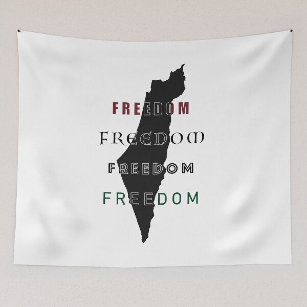 Item preview, Freedom for Palestine - Map of Palestine - Freedom t-shirt designed and sold by NooorAlghazi.