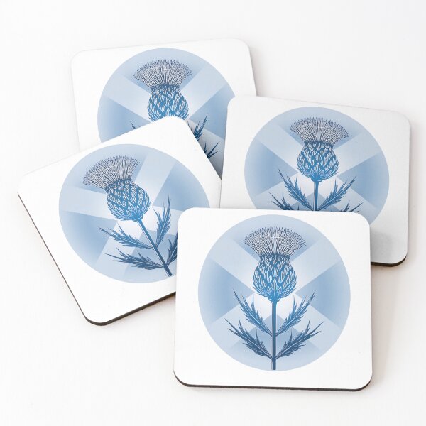 Item preview, Scottish Thistle Flag - Scotland Heritage Gift designed and sold by Loom on the Loch.