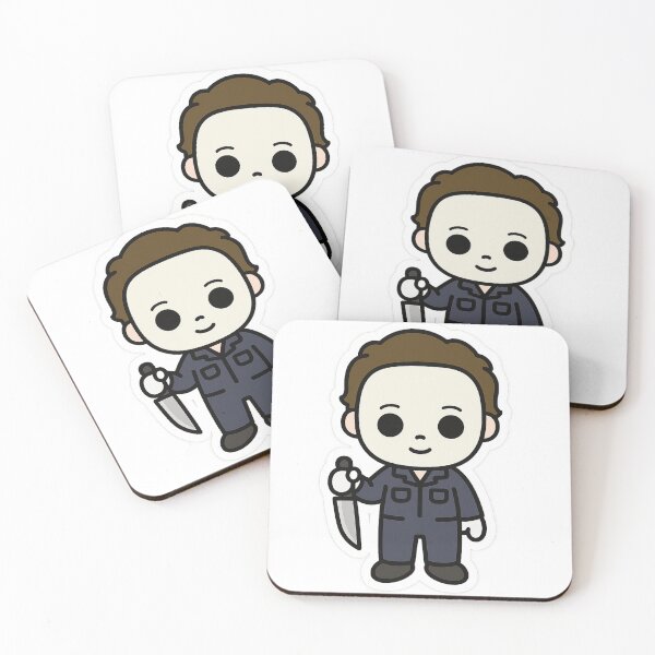 Item preview, Kawaii Michael Myers – Cute Halloween Slasher Sticker designed and sold by TheRealJoshD.