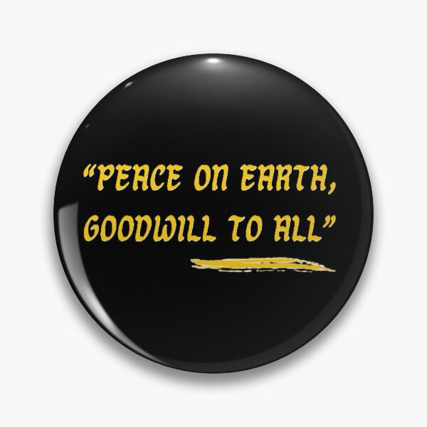 Item preview, Peace on Earth Goodwill to All – Elegant Christmas Quote Design designed and sold by MotifShop2025.