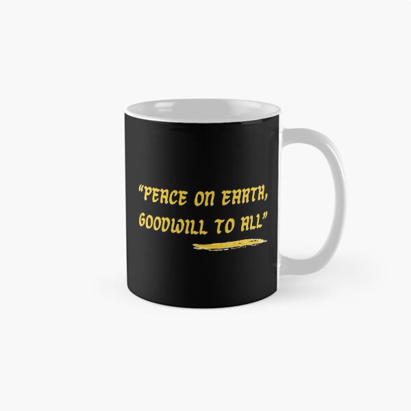 Item preview, Peace on Earth Goodwill to All – Elegant Christmas Quote Design designed and sold by MotifShop2025.