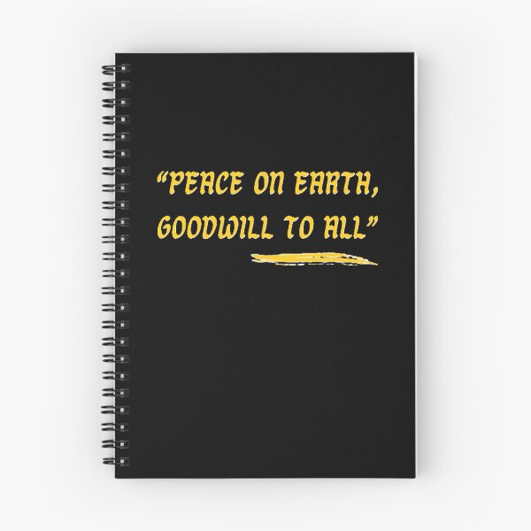 Item preview, Peace on Earth Goodwill to All – Elegant Christmas Quote Design designed and sold by MotifShop2025.