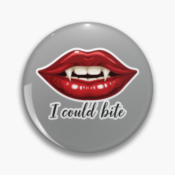 Item preview, Glossy Red Lips Illustration – “I Could Bite” Feminine Pop Art designed and sold by Mintiko2.