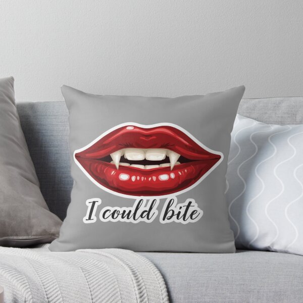 Item preview, Glossy Red Lips Illustration – “I Could Bite” Feminine Pop Art designed and sold by Mintiko2.