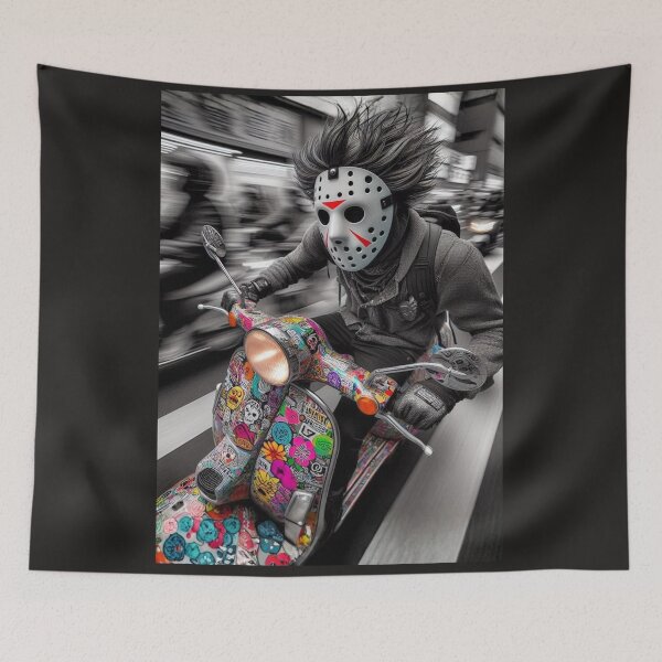 Item preview, "Scoot or Die: Masked Mayhem on Two Wheels" designed and sold by Print Fiction.