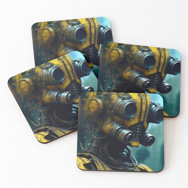 Item preview, Yellow Sci Fi Droid - Sci Fi concept art designed and sold by Delerat7.