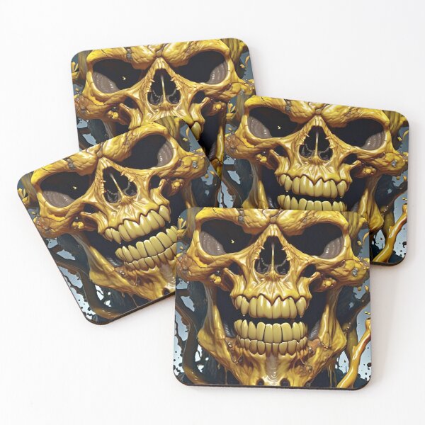 Item preview, The Yellow Skull - Sci Fi Art concept designed and sold by Delerat7.