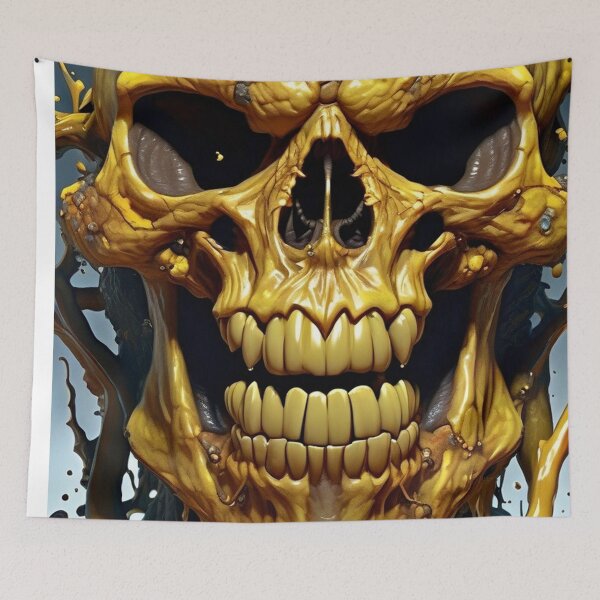 Item preview, The Yellow Skull - Sci Fi Art concept designed and sold by Delerat7.