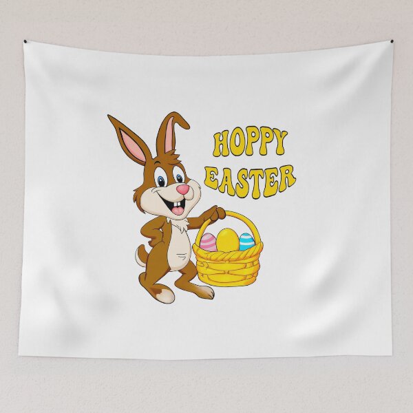 Item preview, “Hoppy Easter Bunny with Eggs | Cute Spring Holiday Design” designed and sold by Vividality.