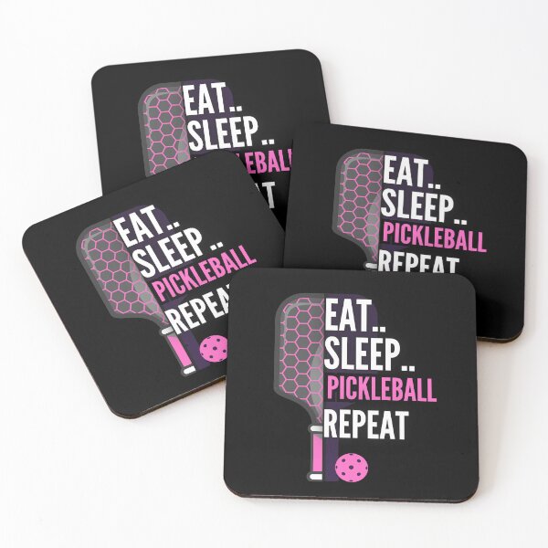 Item preview, Eat Sleep Pickleball Repeat – Funny Pickleball Lover Design, Sports Humor Graphic for Players and Fans designed and sold by Ninopic Creations.