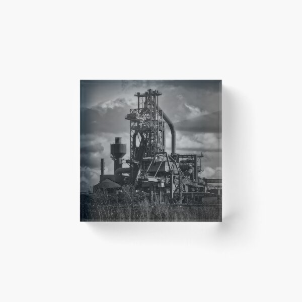 Item preview, Blast furnace in Duisburg Black and White Edition designed and sold by Ruhrpottpicture.