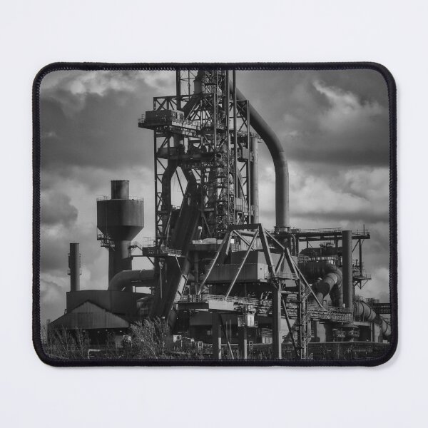 Item preview, Blast furnace in Duisburg Black and White Edition designed and sold by Ruhrpottpicture.