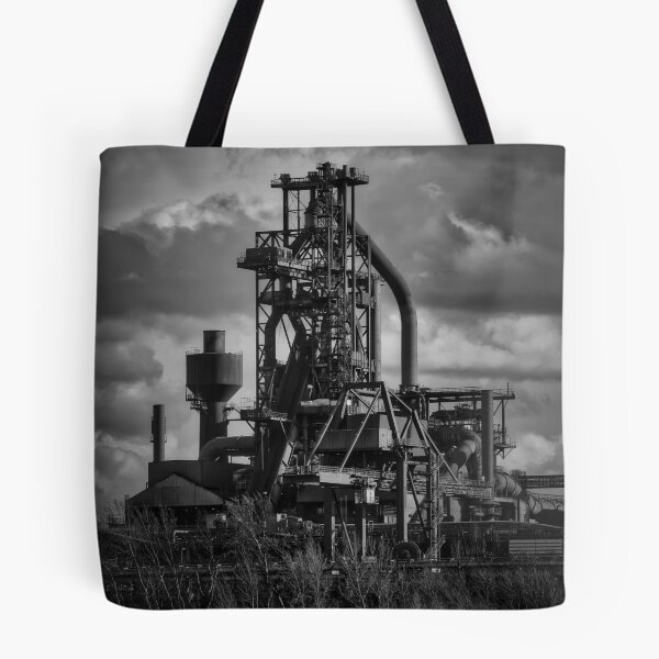 Item preview, Blast furnace in Duisburg Black and White Edition designed and sold by Ruhrpottpicture.