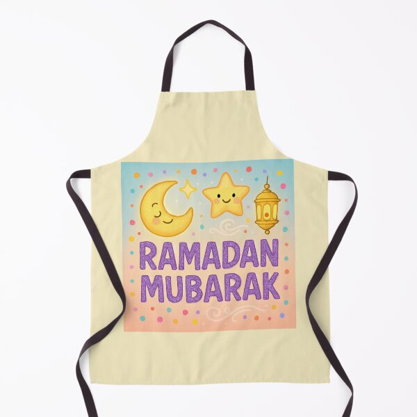 Item preview, Ramadan Mubarak Greeting Card (V.8) -Cute Lantern Moon and Star Design designed and sold by D-Islamic.
