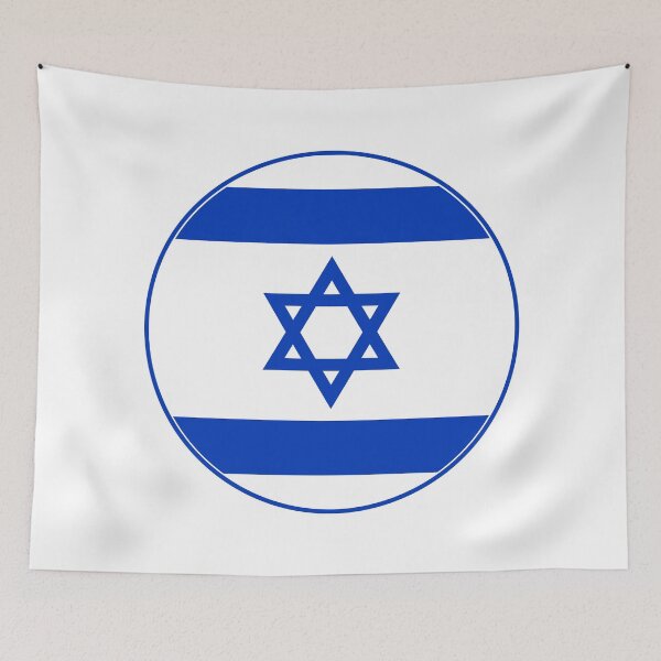 Item preview, Israel Flag Circle Star of David Design designed and sold by NTGUILTY.