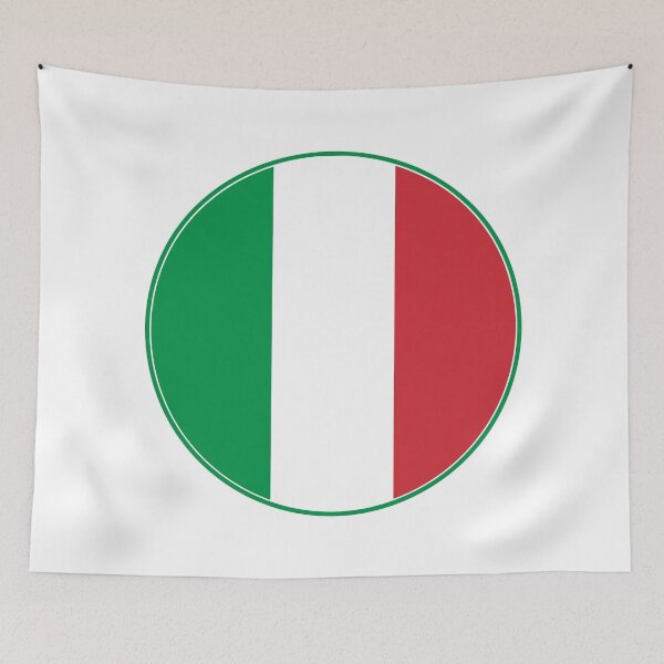 Item preview, Italy Flag Circle Green White Red Tricolor designed and sold by NTGUILTY.