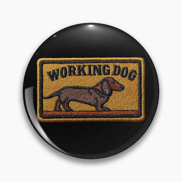 Item preview, Dachshund Sausage Dog Patch Embroidery Fabric Stitched Patch designed and sold by HappyPatchClub.
