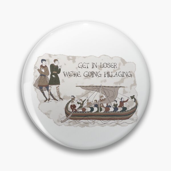 Item preview, We're Going Pillaging (Bayeux Tapestry) designed and sold by Trowel-Tales.