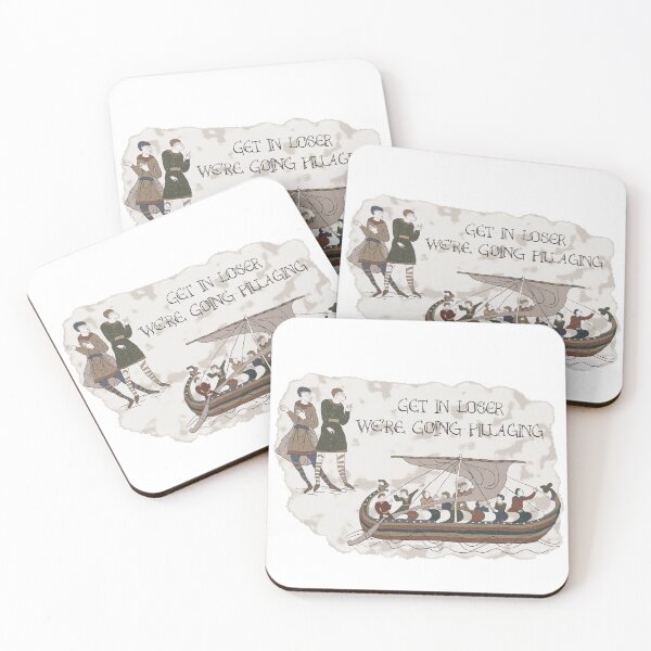 Item preview, We're Going Pillaging (Bayeux Tapestry) designed and sold by Trowel-Tales.