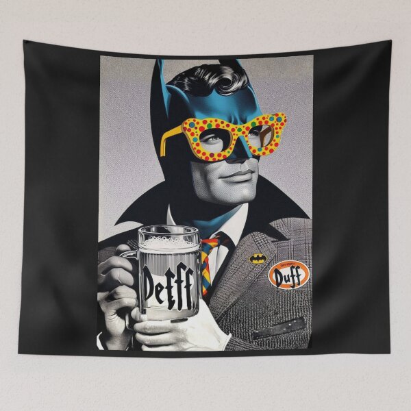 Item preview, "The Dark Pint Rises: Caped Boozer Edition" designed and sold by Print Fiction.