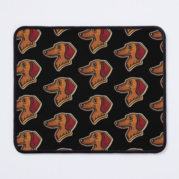 Item preview, Dachshund Sausage Dog Patch Embroidery Fabric Stitched Patch designed and sold by HappyPatchClub.
