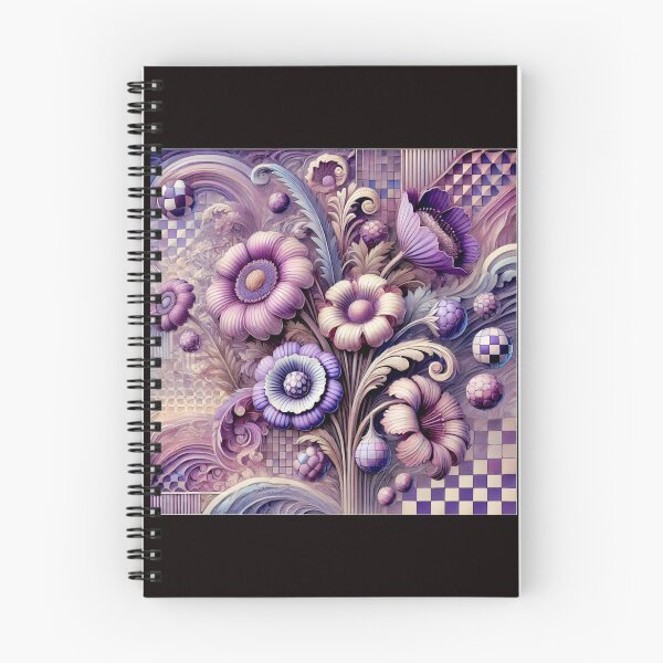 Item preview, Flowers, pixels and lilacs#4 designed and sold by Helios Be. Lavsh.