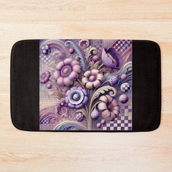 Item preview, Flowers, pixels and lilacs#4 designed and sold by Helios Be. Lavsh.