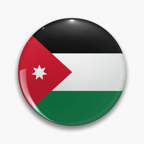 Item preview, Jordan Flag Circle Seven-Point Star Design designed and sold by NTGUILTY.