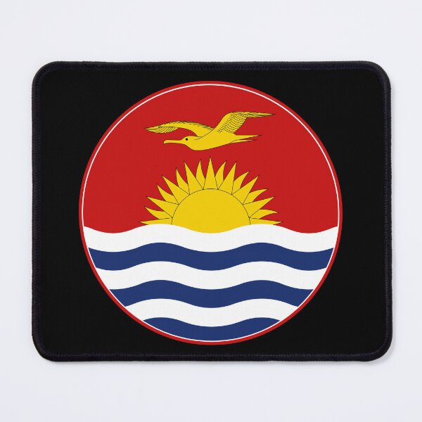 Item preview, Kiribati Flag Circle Frigate Bird Rising Sun designed and sold by NTGUILTY.