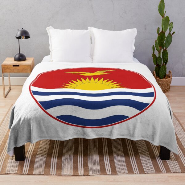 Item preview, Kiribati Flag Circle Frigate Bird Rising Sun designed and sold by NTGUILTY.