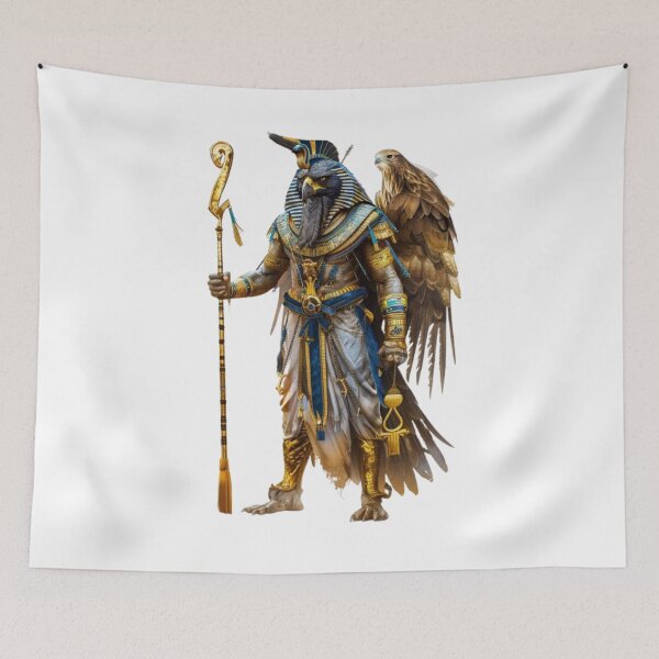 Item preview, Horus – Egyptian Falcon God of the Sky designed and sold by AlexLineArt.