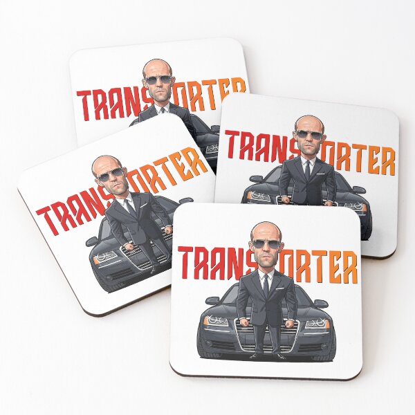 Artikelvorschau, Lustige Karikatur Jason Statham Transporter entworfen und verkauft von vectorlove.