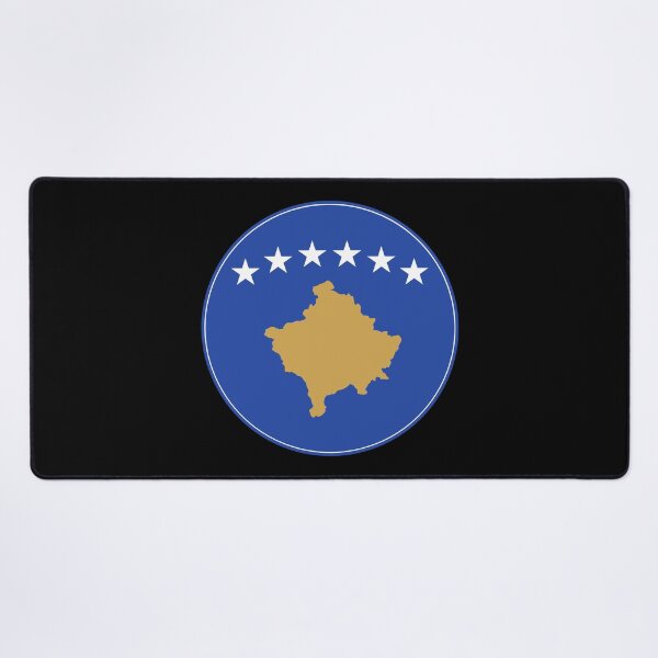Item preview, Kosovo Flag Circle Map Six Stars Design designed and sold by NTGUILTY.