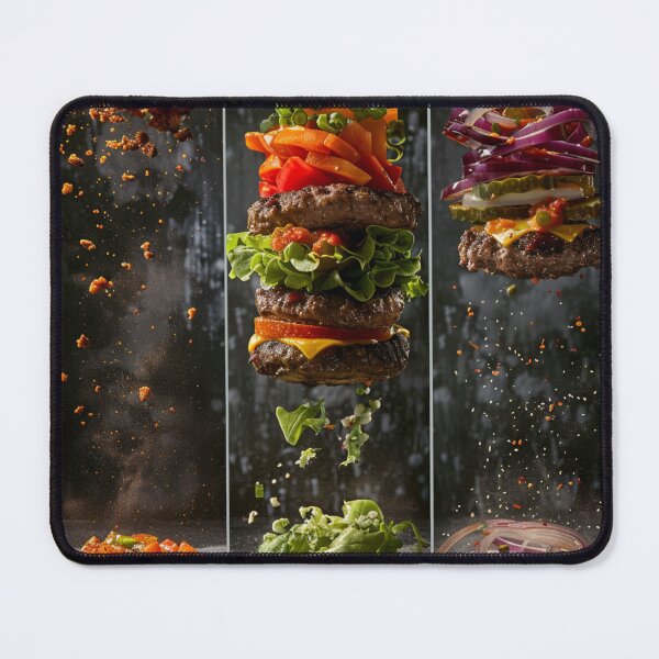 Item preview, Triple Burger Burst designed and sold by AuroraPublishing.