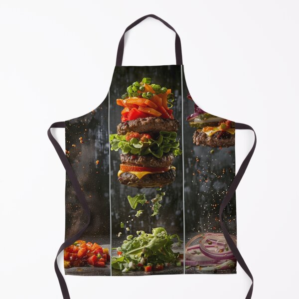 Item preview, Triple Burger Burst designed and sold by LinaDesign Store.
