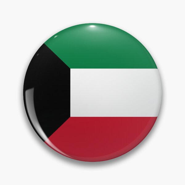 Item preview, Kuwait Flag Circle Pan-Arab Tricolor Design designed and sold by NTGUILTY.