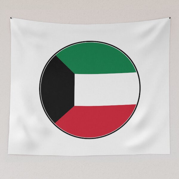 Item preview, Kuwait Flag Circle Pan-Arab Tricolor Design designed and sold by NTGUILTY.