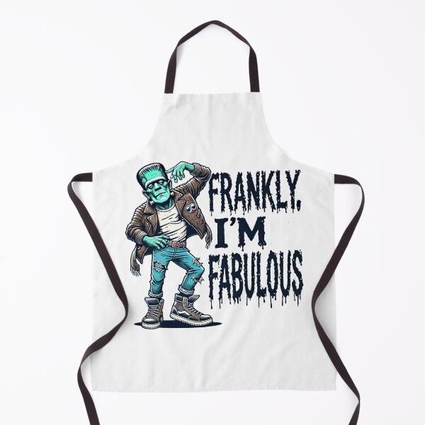 Item preview, Funny Frankenstein "Frankly, I'm Fabulous" Retro Design. designed and sold by The-T-In-Retro.