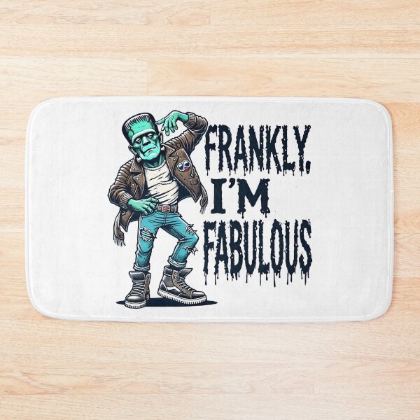 Item preview, Funny Frankenstein "Frankly, I'm Fabulous" Retro Design. designed and sold by The-T-In-Retro.