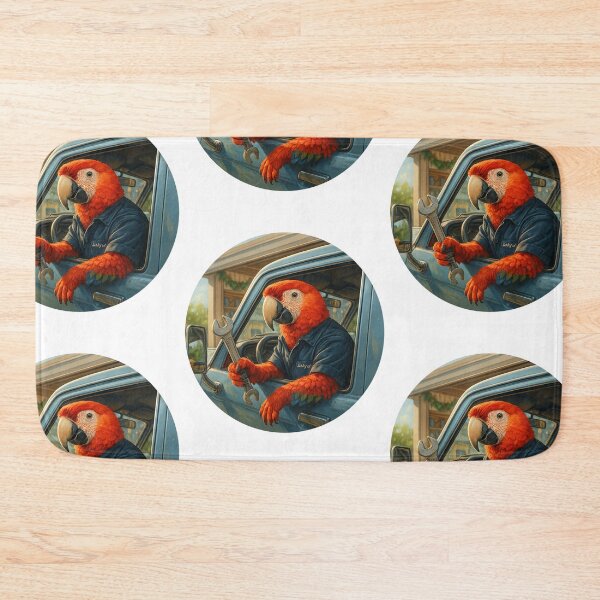 Item preview, Parrot Mechanic – Fixing Life One Wrench at a Time designed and sold by Zouky.art.