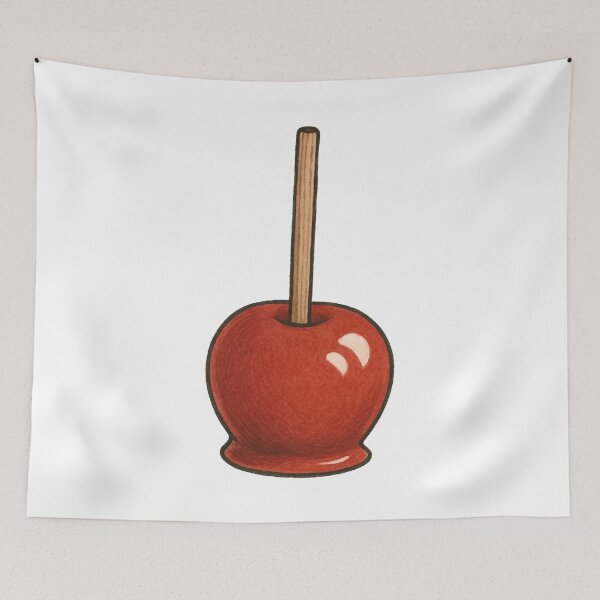 Item preview, Candy Apple Autumn Treat Illustration designed and sold by Vendeloc.