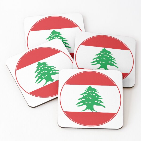 Item preview, Lebanon Flag Circle Coat of Arms Design designed and sold by NTGUILTY.