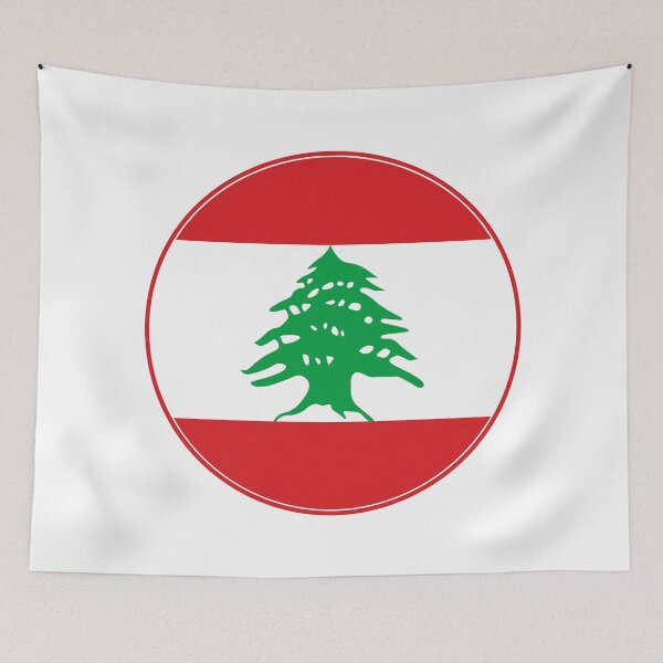 Item preview, Lebanon Flag Circle Coat of Arms Design designed and sold by NTGUILTY.