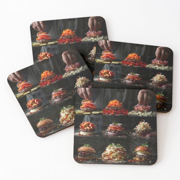 Item preview, Burger Mosaic Couture designed and sold by LinaDesign Store.